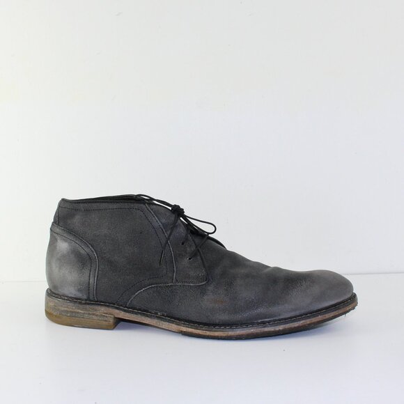 John Varvatos Distressed Grey Chukka Boots (11 US) - Picture 5 of 11